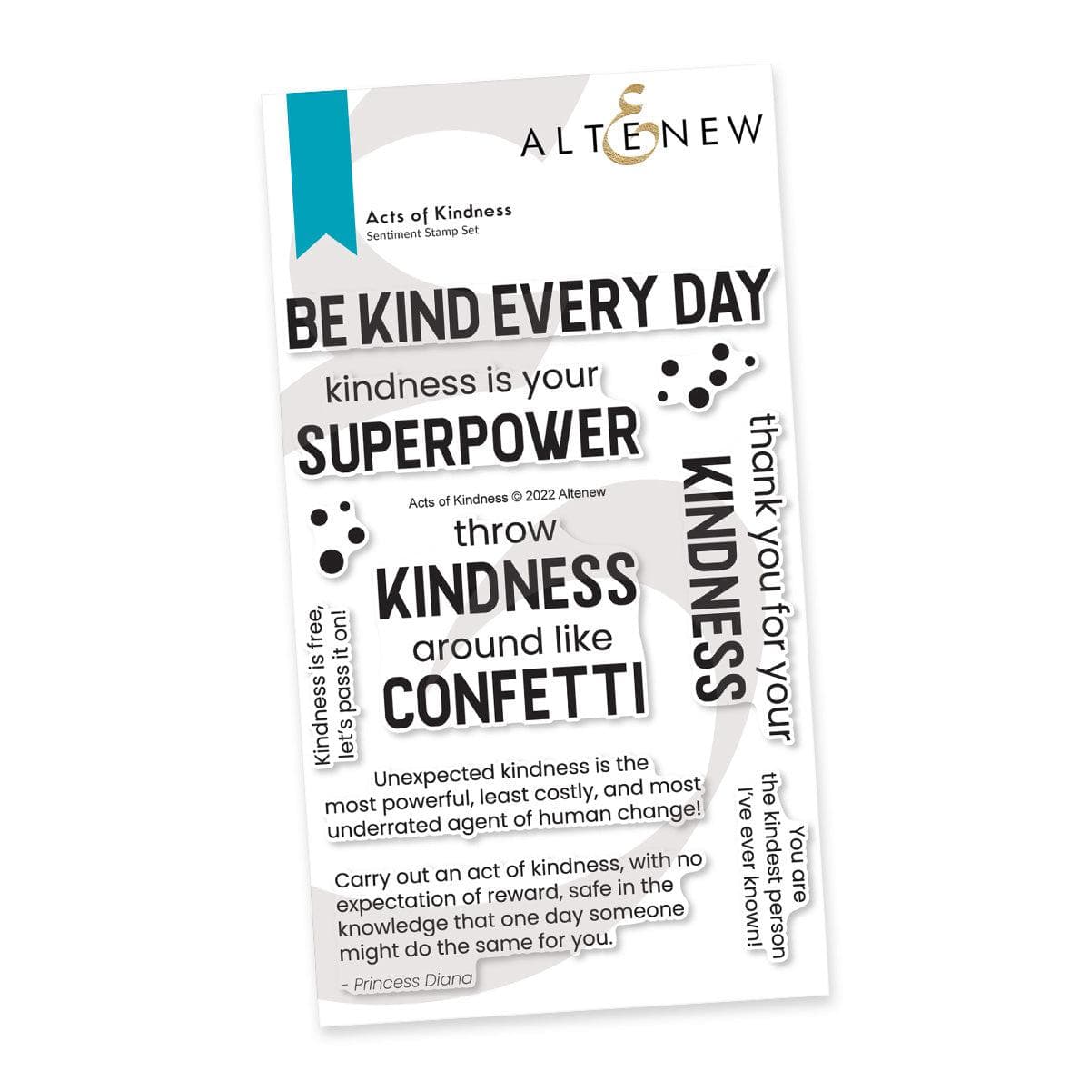 Photocentric Clear Stamps Acts of Kindness Stamp Set