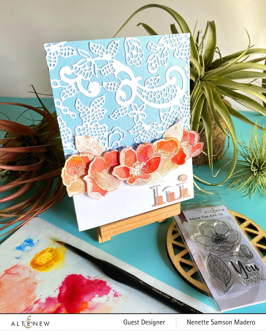 Photocentric Clear Stamps Adore You Add-On Stamp Set