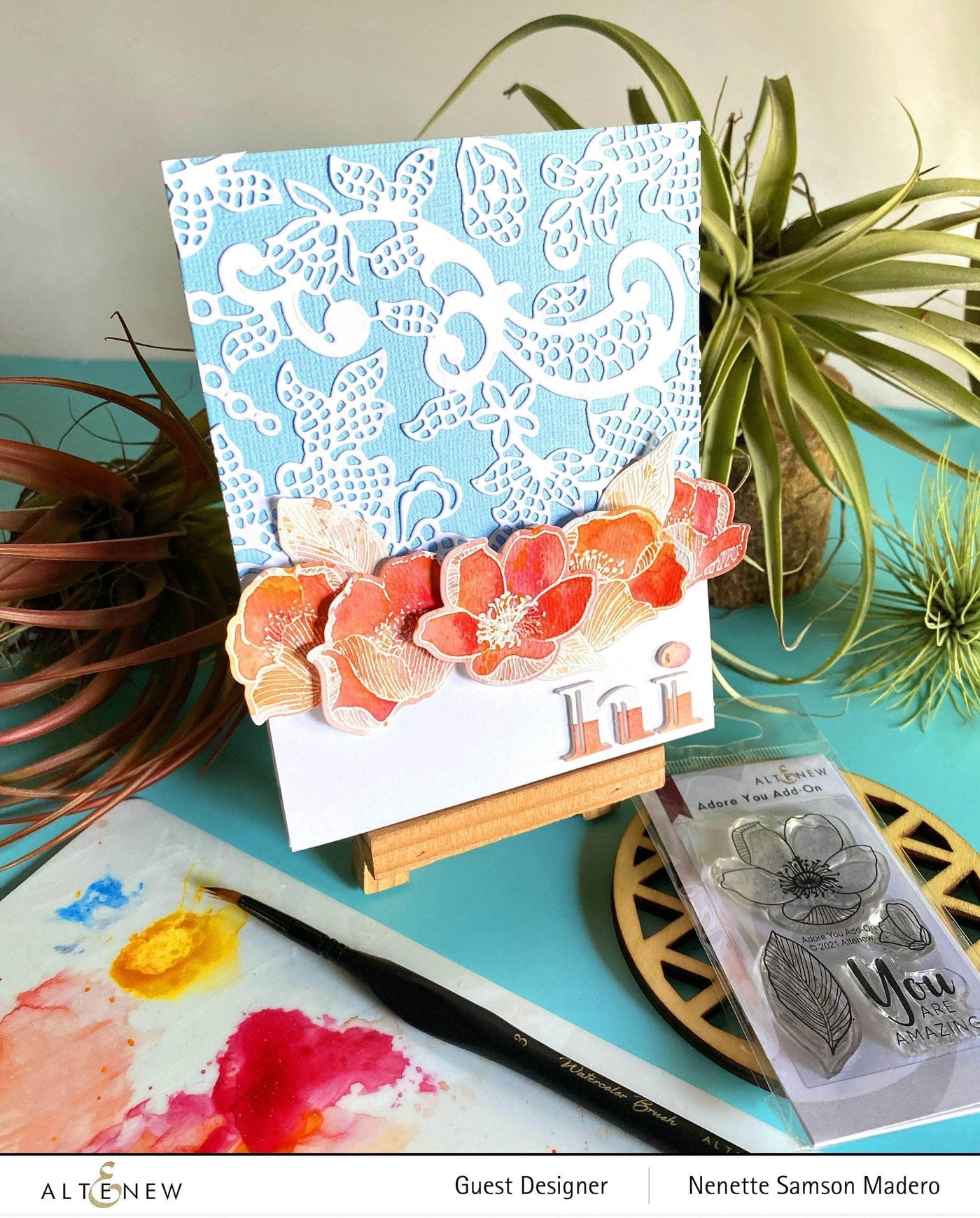 Photocentric Clear Stamps Adore You Add-On Stamp Set