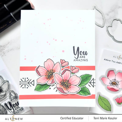 Photocentric Clear Stamps Adore You Add-On Stamp Set