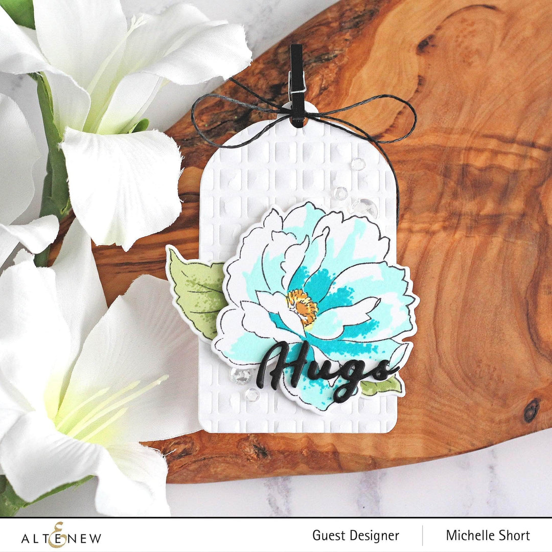 Photocentric Clear Stamps Airbrushed Flowers Stamp Set