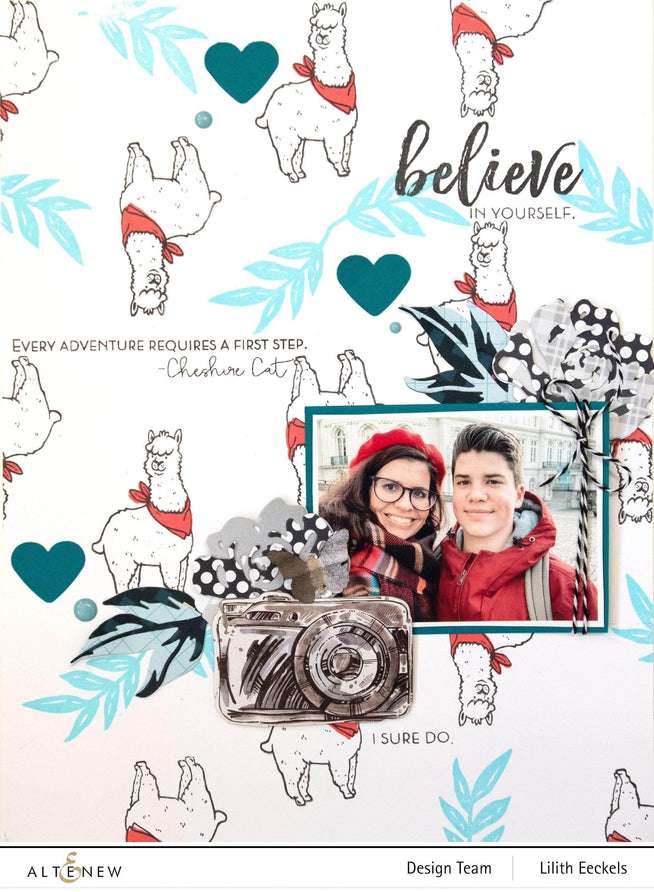 Photocentric Clear Stamps Alpaca Stamp Set