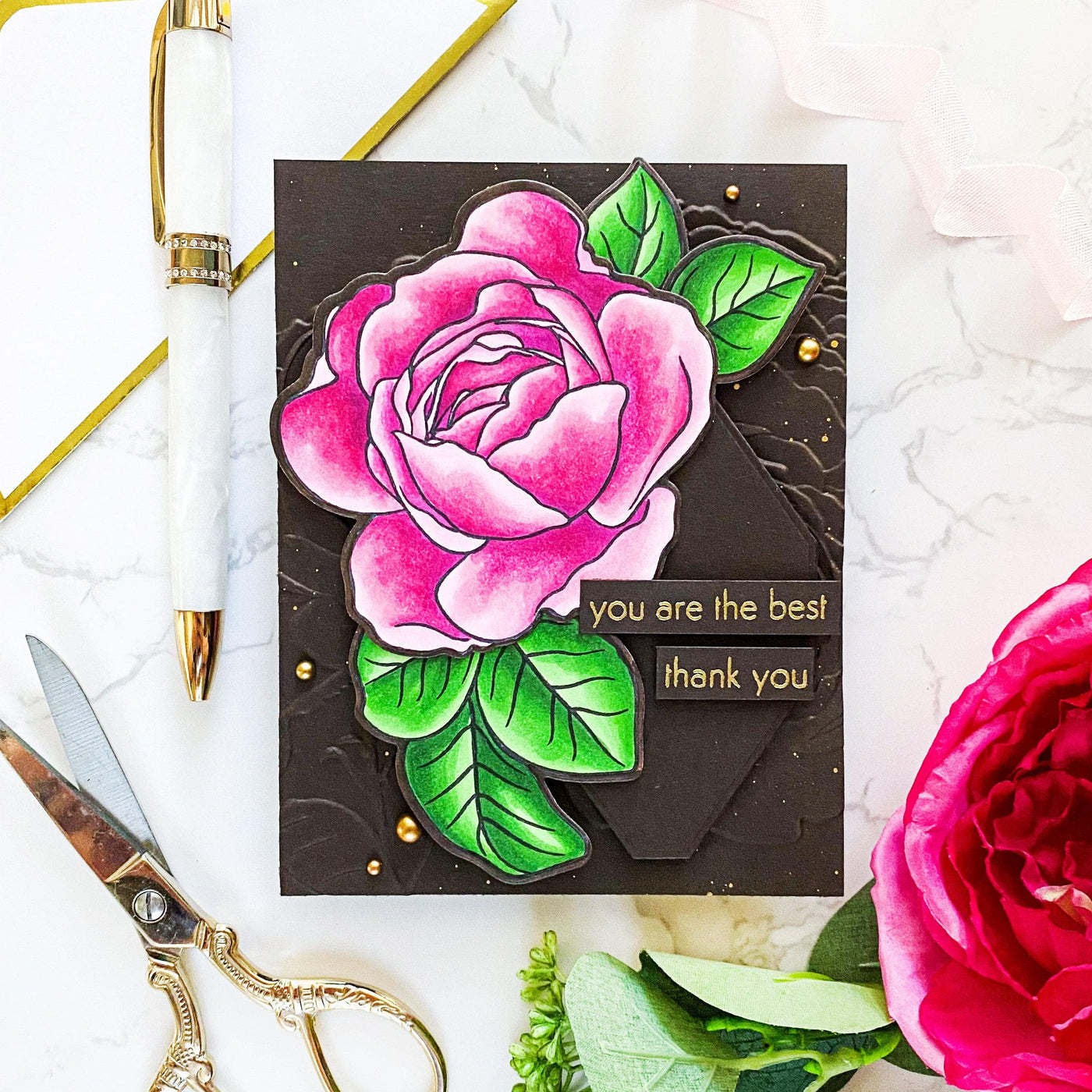 Photocentric Clear Stamps Ambridge Rose Stamp Set
