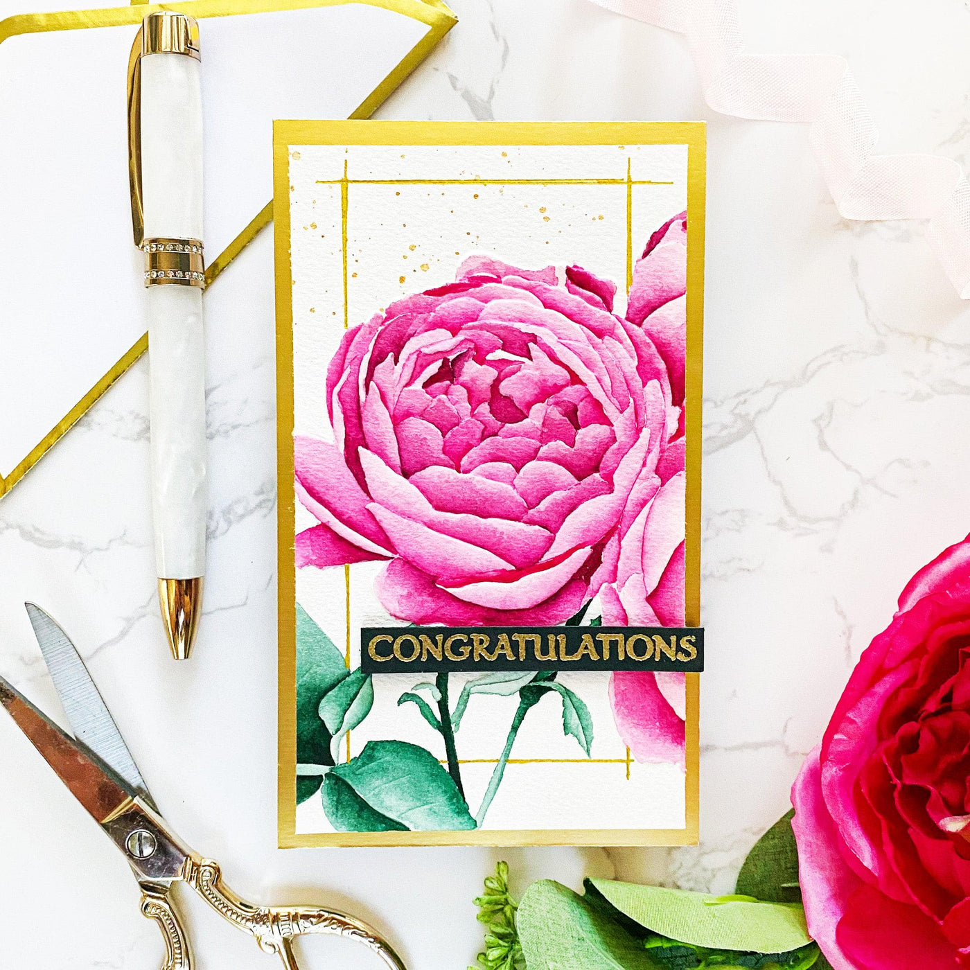 Photocentric Clear Stamps Ambridge Rose Stamp Set