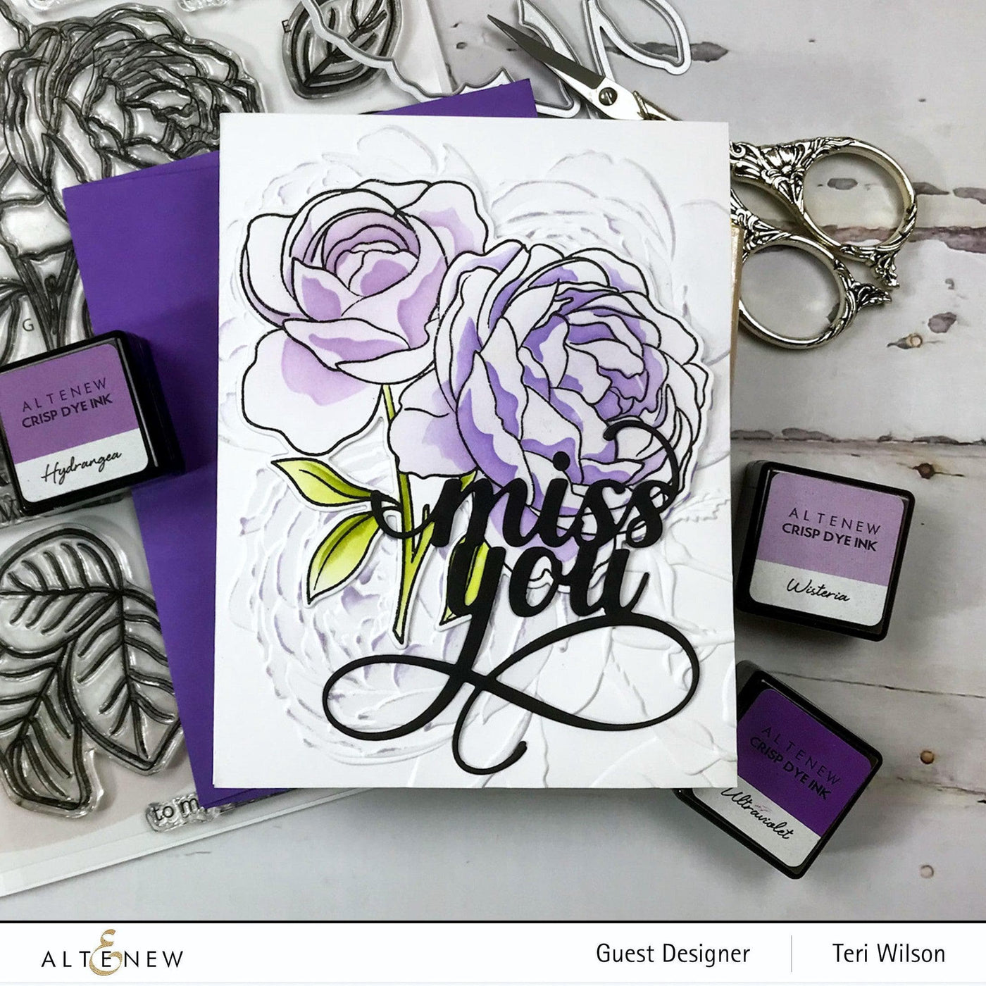 Photocentric Clear Stamps Ambridge Rose Stamp Set