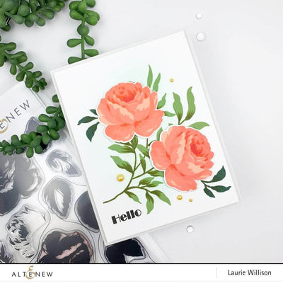 Photocentric Clear Stamps Antique Roses Stamp Set