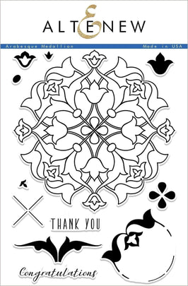 Photocentric Clear Stamps Arabesque Medallion Stamp Set