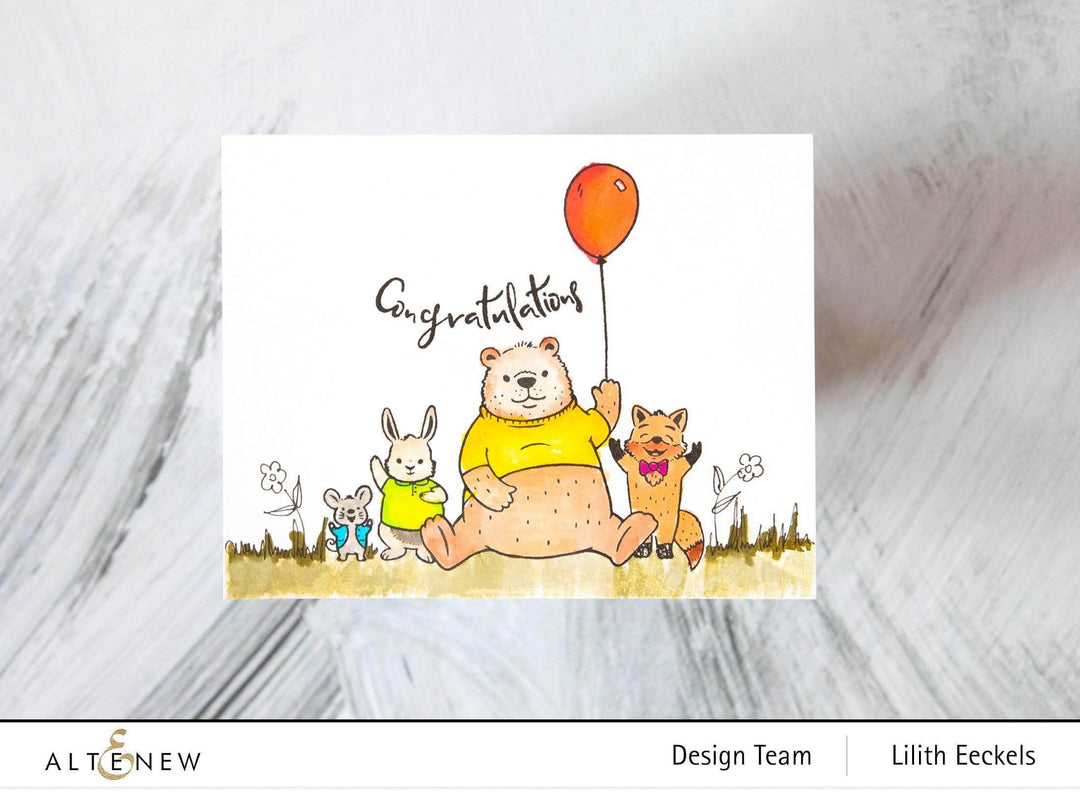 Photocentric Clear Stamps Baby Shower Stamp Set