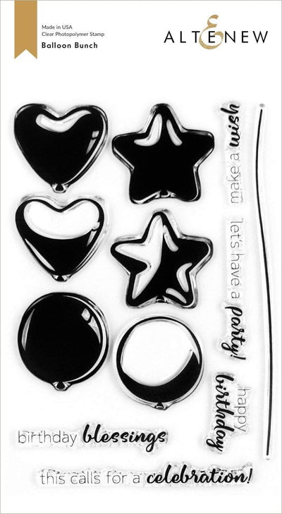 Photocentric Clear Stamps Balloon Bunch Stamp Set
