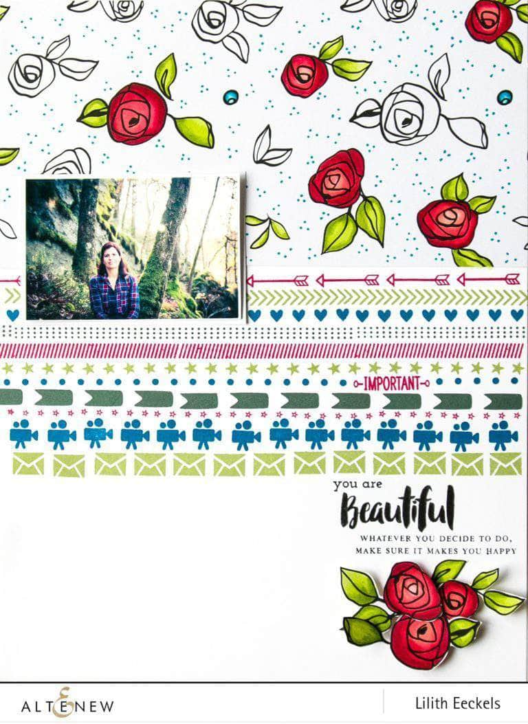 Photocentric Clear Stamps Basic Headers Stamp Set