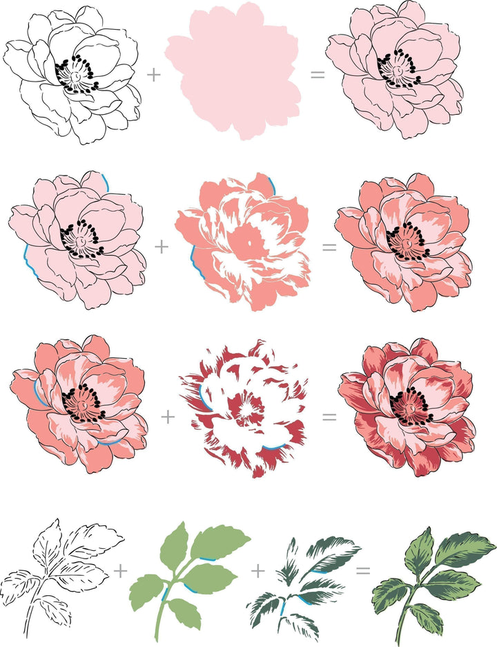 PMA Industries, Inc. Clear Stamps Beautiful Day Stamp Set