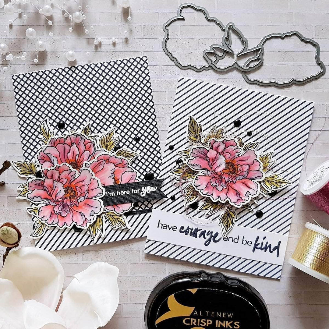 Photocentric Clear Stamps Beautiful Peony Stamp Set