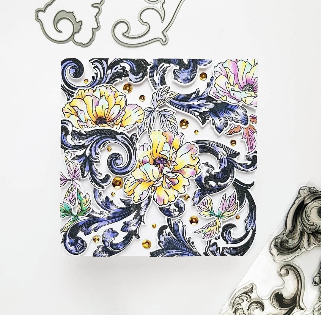 Photocentric Clear Stamps Beautiful Peony Stamp Set