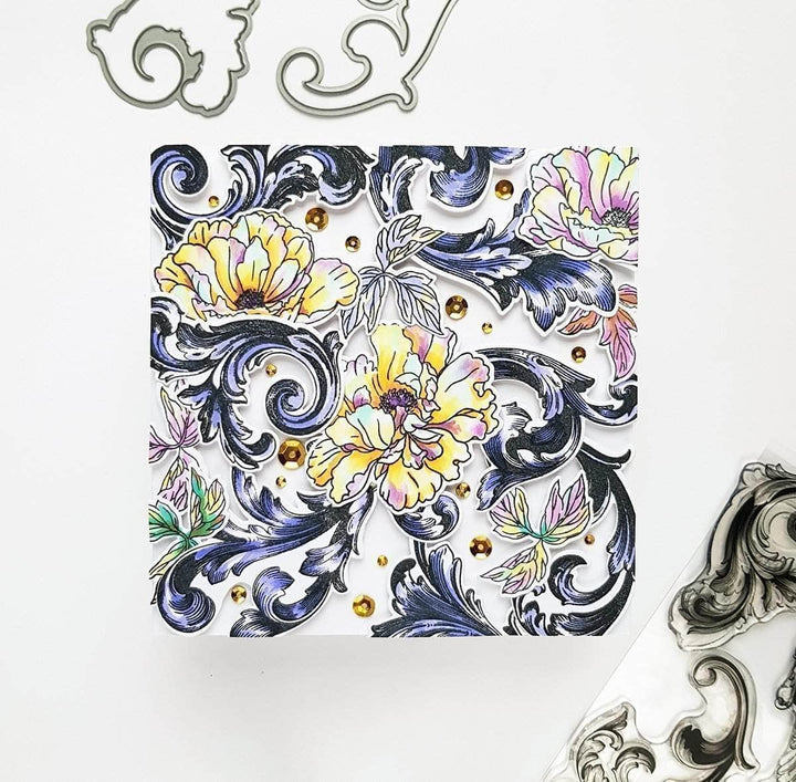 Photocentric Clear Stamps Beautiful Peony Stamp Set