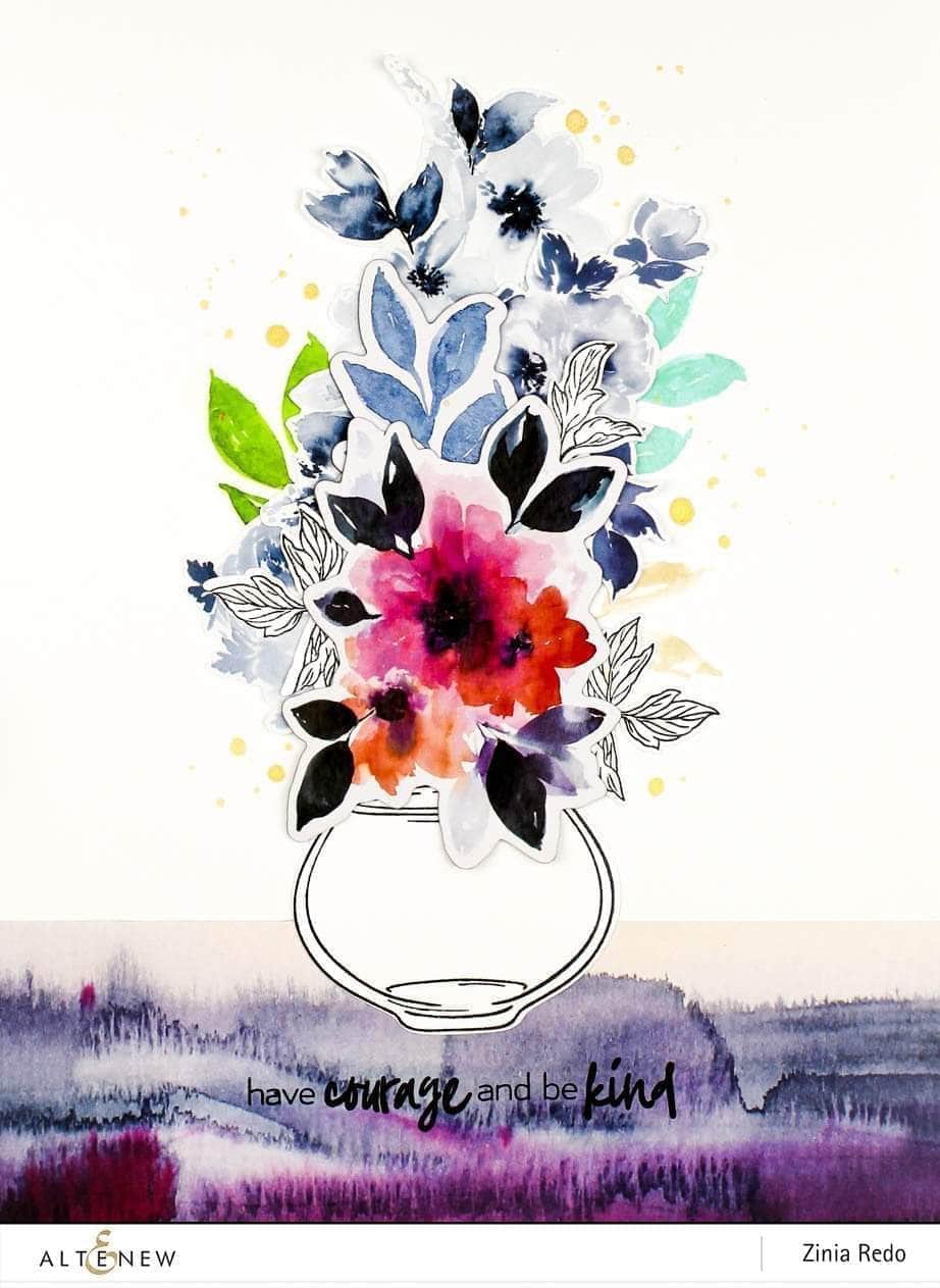 Photocentric Clear Stamps Beautiful Peony Stamp Set