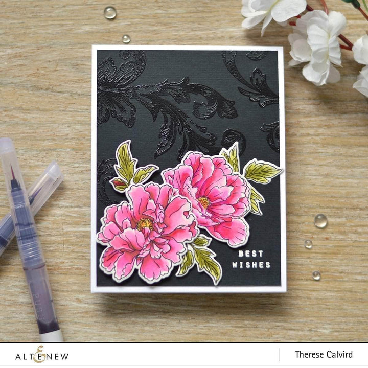 Photocentric Clear Stamps Beautiful Peony Stamp Set