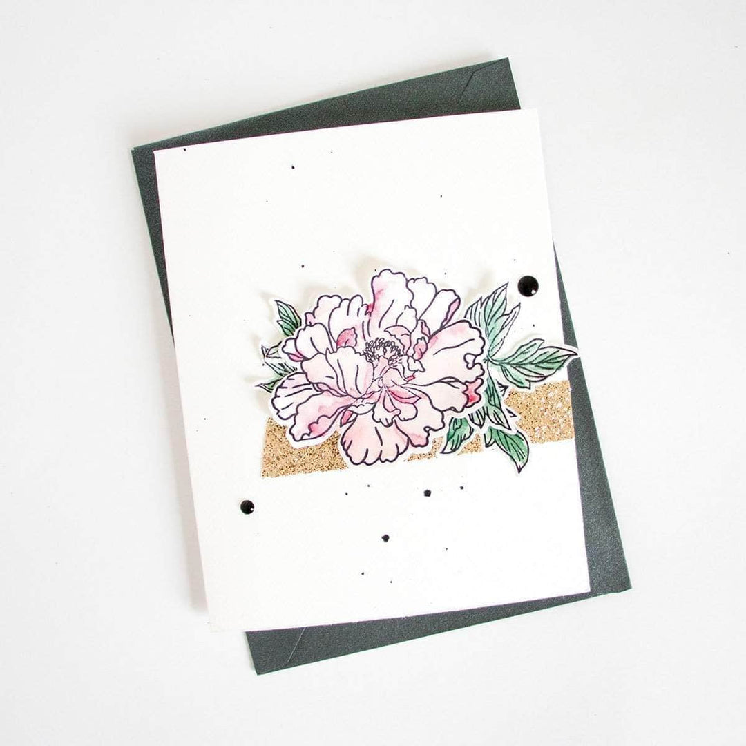 Photocentric Clear Stamps Beautiful Peony Stamp Set