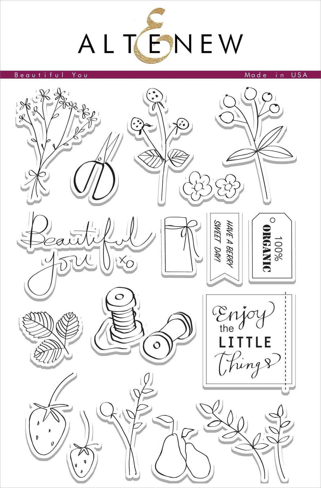 Beautiful You Stamp Set Altenew