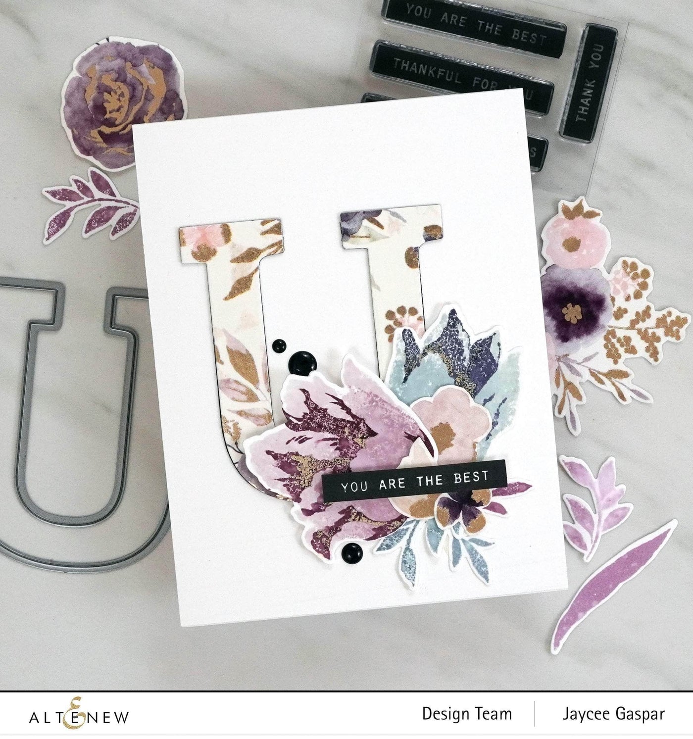Photocentric Clear Stamps Best Sentiments Stamp Set