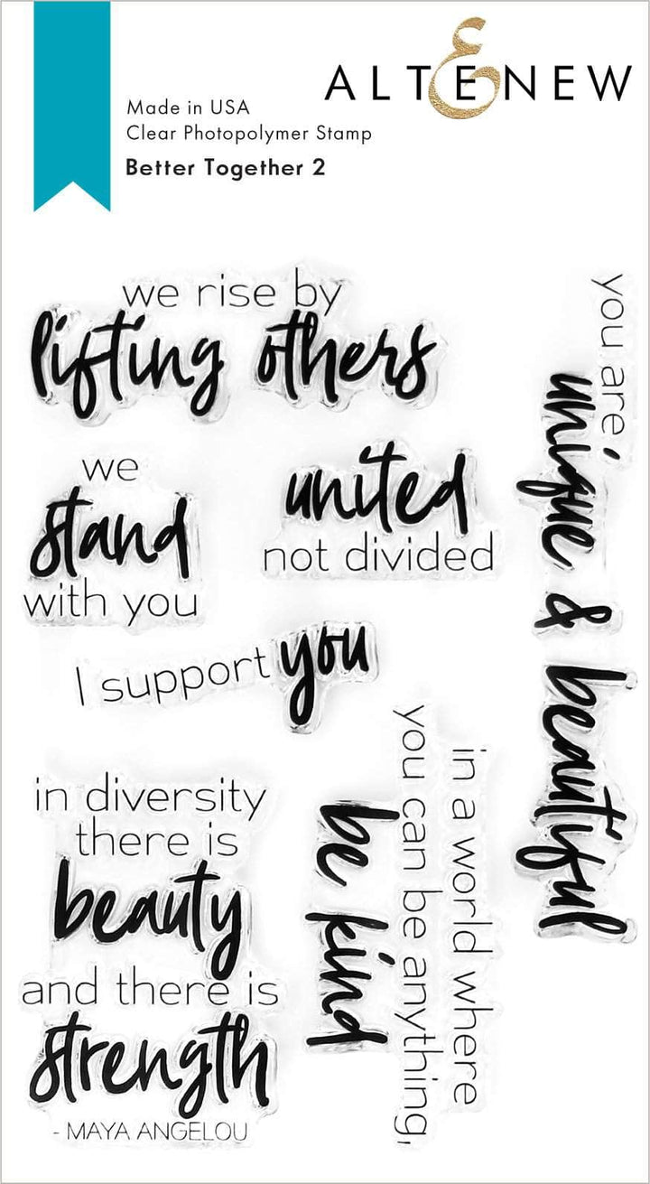 Photocentric Clear Stamps Better Together 2 Stamp Set