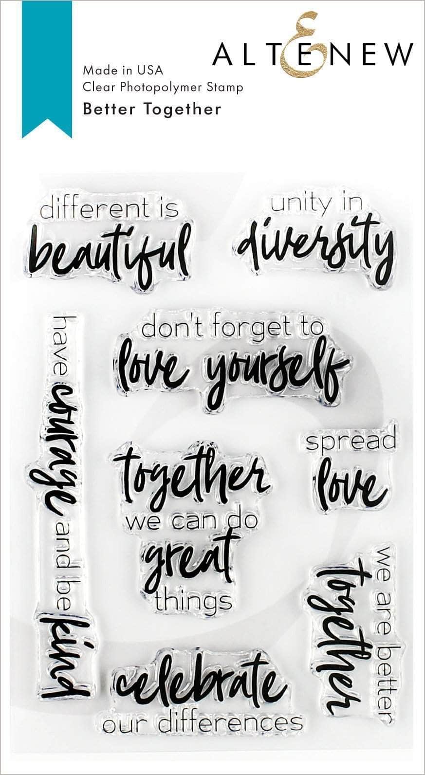 Photocentric Clear Stamps Better Together Stamp Set