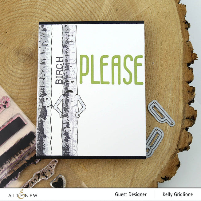 Photocentric Clear Stamps Birch Impressionism Stamp Set
