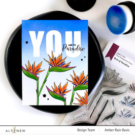 Photocentric Clear Stamps Bird of Paradise Stamp Set