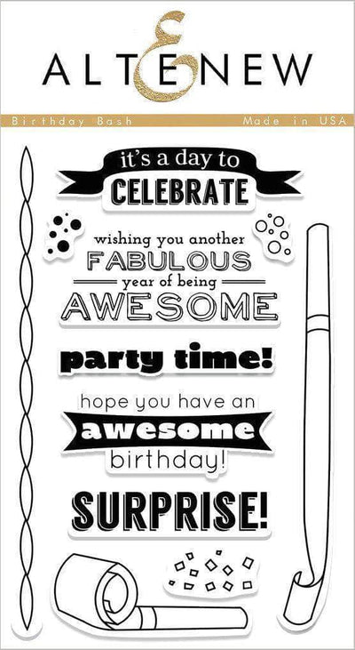 Photocentric Clear Stamps Birthday Bash Stamp Set