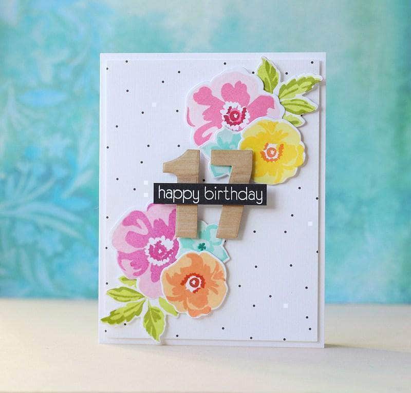 Photocentric Clear Stamps Birthday Builder Stamp Set