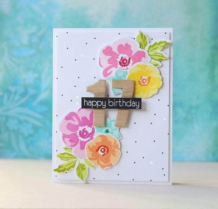 Photocentric Clear Stamps Birthday Builder Stamp Set
