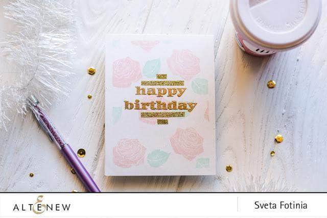 Photocentric Clear Stamps Birthday Builder Stamp Set
