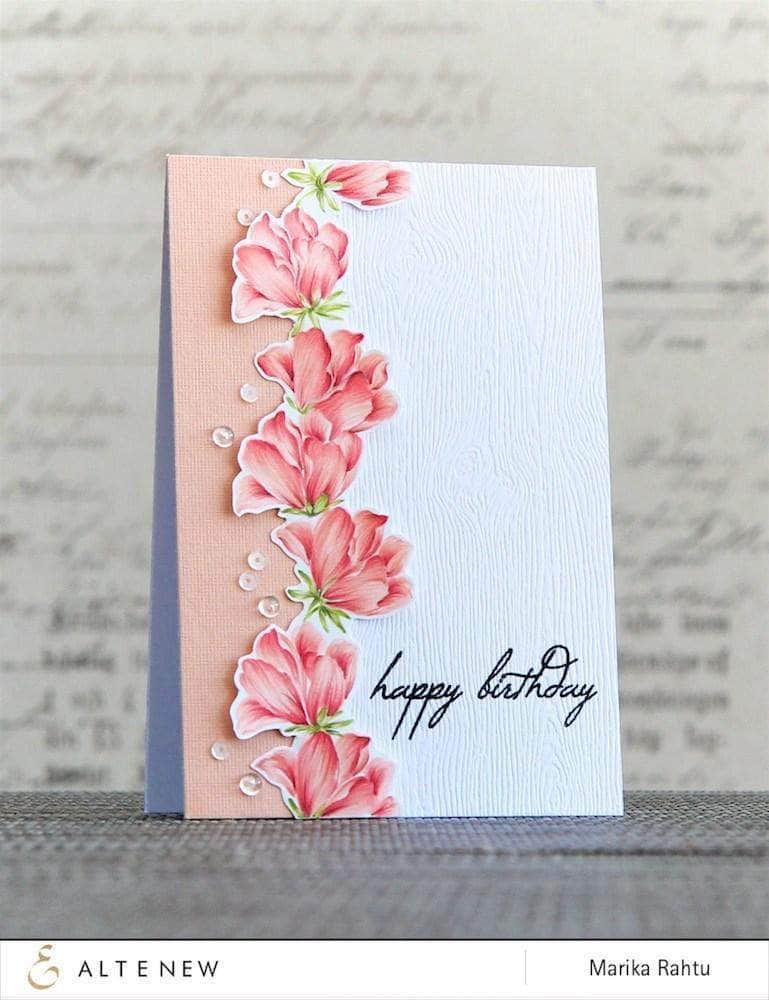 Photocentric Clear Stamps Birthday Greetings Stamp Set