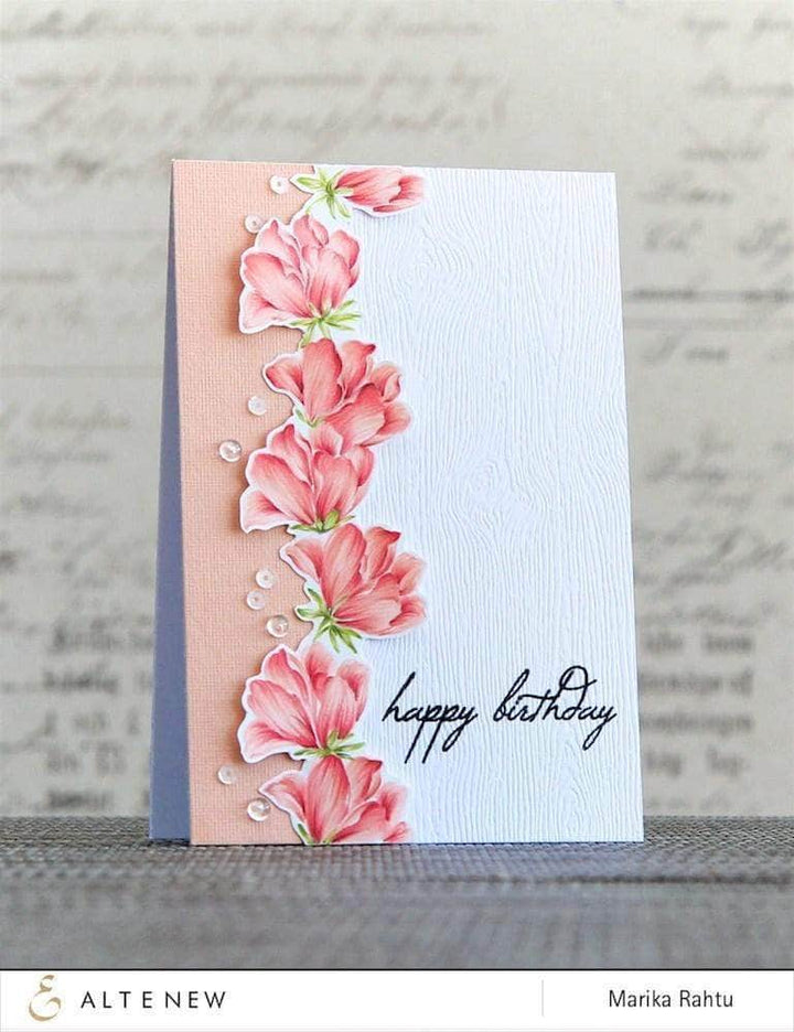 Photocentric Clear Stamps Birthday Greetings Stamp Set