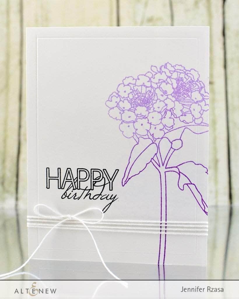 Photocentric Clear Stamps Birthday Greetings Stamp Set