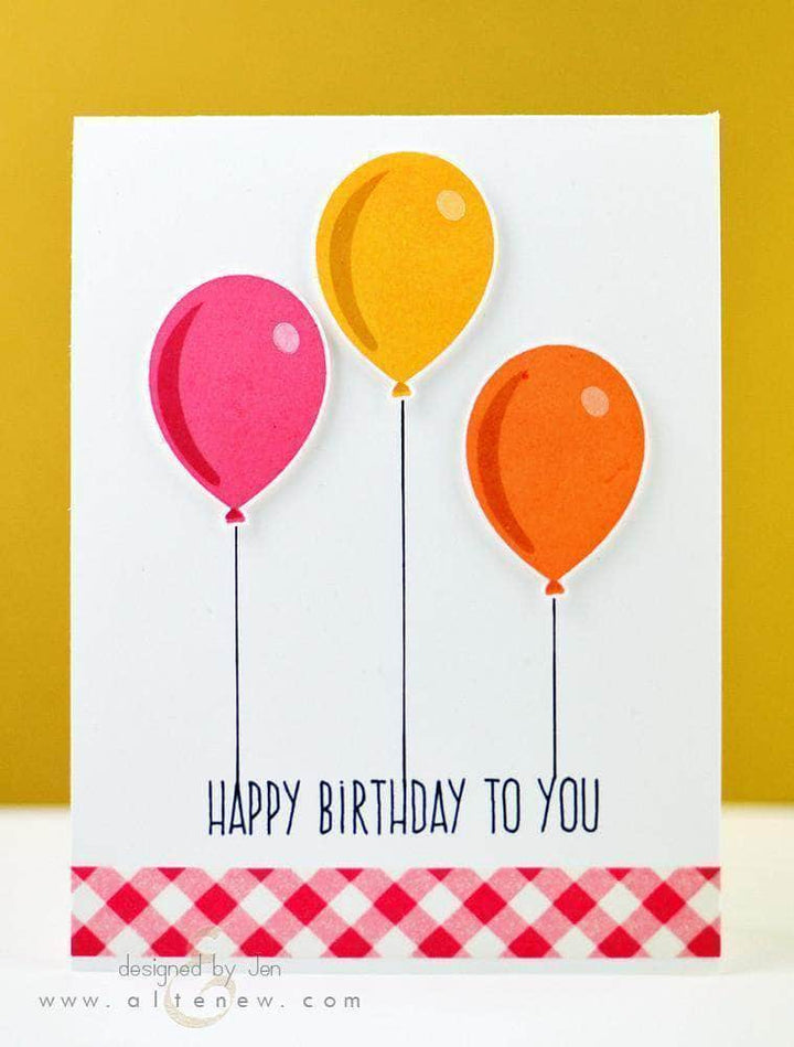 Photocentric Clear Stamps Birthday Greetings Stamp Set