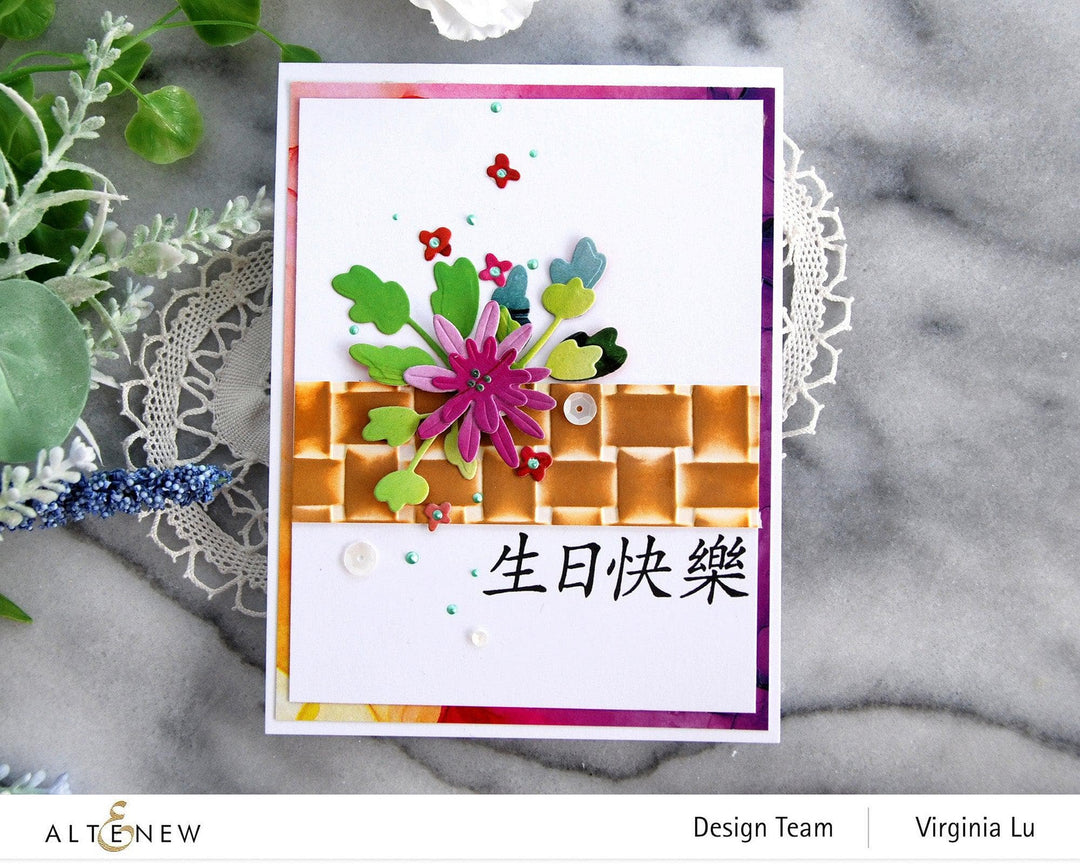 Photocentric Clear Stamps Birthdays Around the World Stamp Set