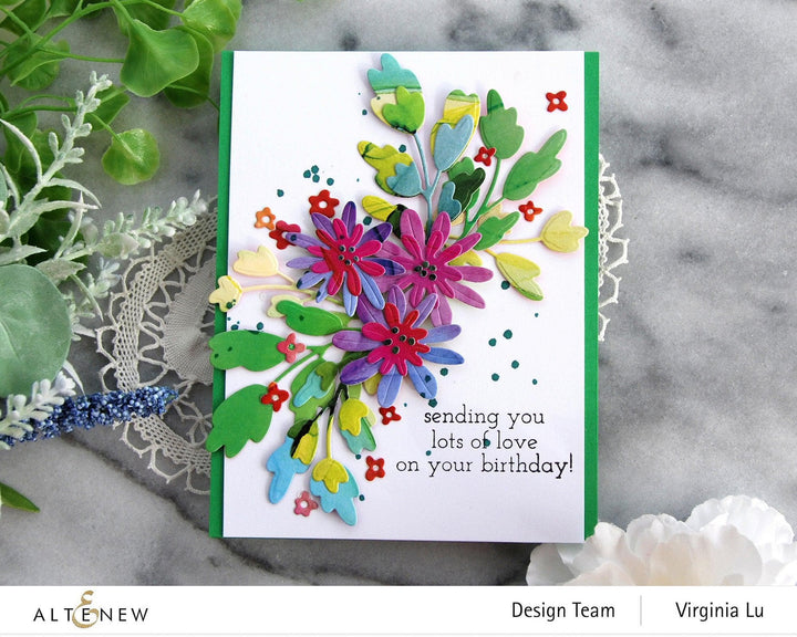 Photocentric Clear Stamps Birthdays Around the World Stamp Set