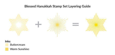 Photocentric Clear Stamps Blessed Hanukkah Stamp Set