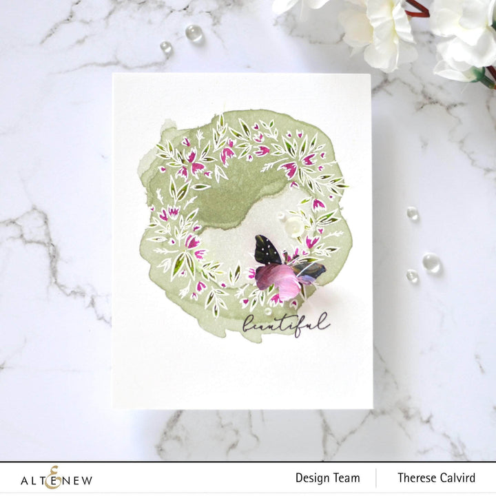 PMA Industries, Inc. Clear Stamps Blossom Wreath Stamp Set