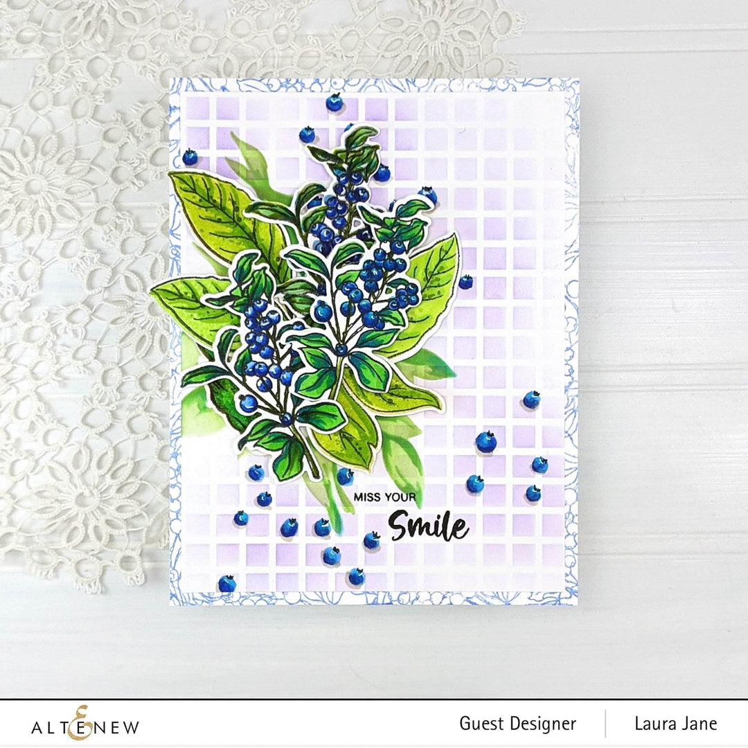 Photocentric Clear Stamps Blueberry Branch Stamp Set