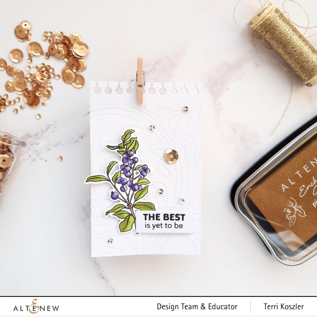 Photocentric Clear Stamps Blueberry Branch Stamp Set