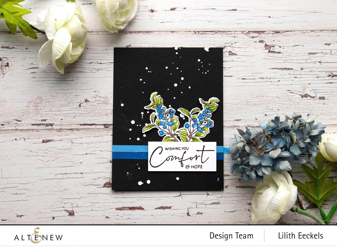 Photocentric Clear Stamps Blueberry Branch Stamp Set