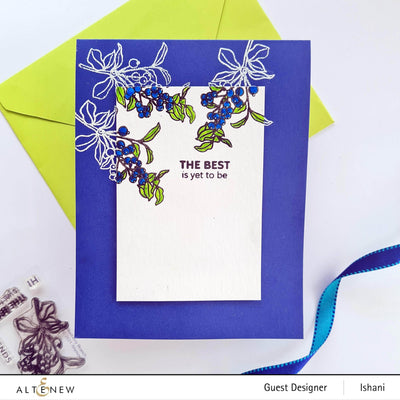 Photocentric Clear Stamps Blueberry Branch Stamp Set