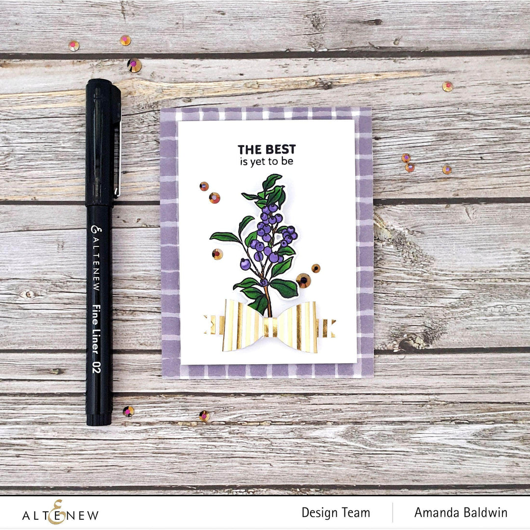 Photocentric Clear Stamps Blueberry Branch Stamp Set