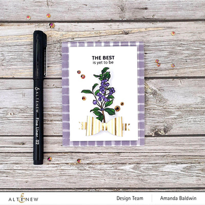 Photocentric Clear Stamps Blueberry Branch Stamp Set