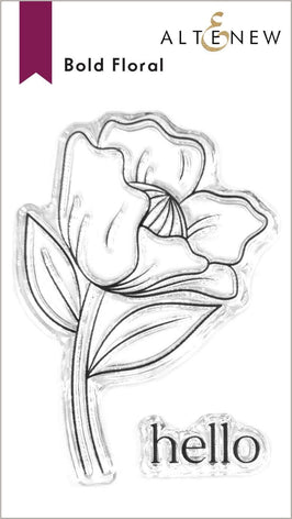 Photocentric Clear Stamps Bold Floral Stamp Set