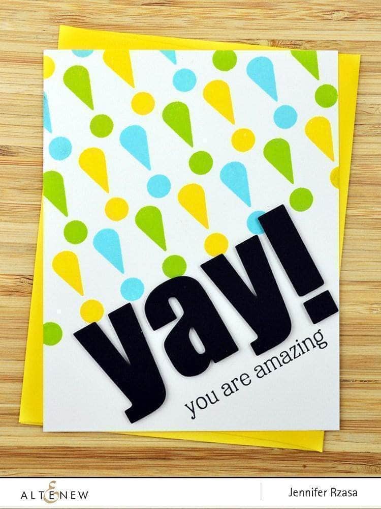 Photocentric Clear Stamps Bold Type Stamp Set