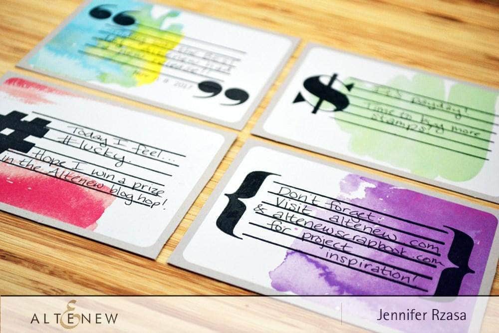 Photocentric Clear Stamps Bold Type Stamp Set