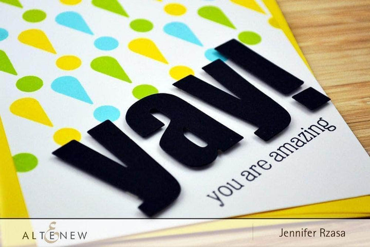 Photocentric Clear Stamps Bold Type Stamp Set