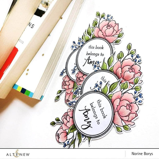 Photocentric Clear Stamps Book Club Stamp Set